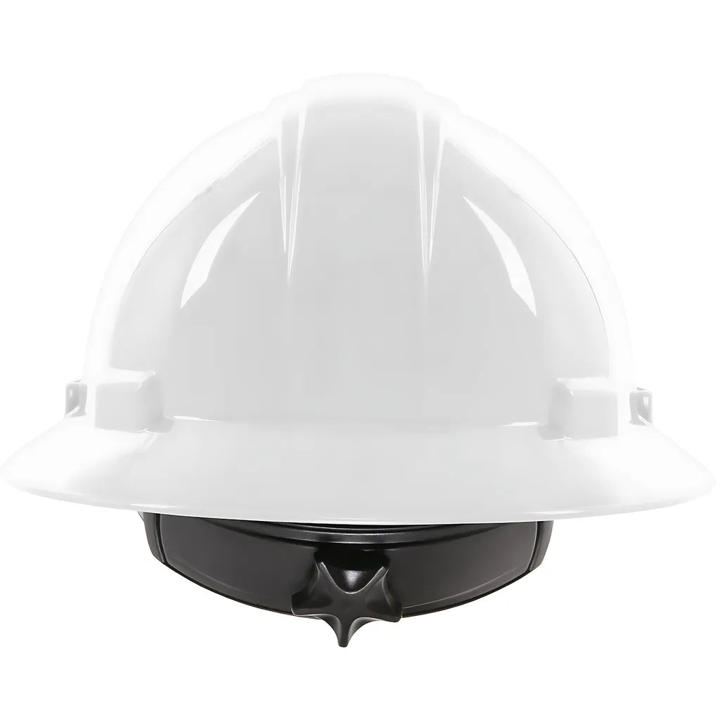 Dynamic 280-Hp641R-01 Full Brim Hard Hat With Hdpe Shell, 4-Point Textile Suspension And Wheel Ratchet Adjustment 280-HP641R-01-12482