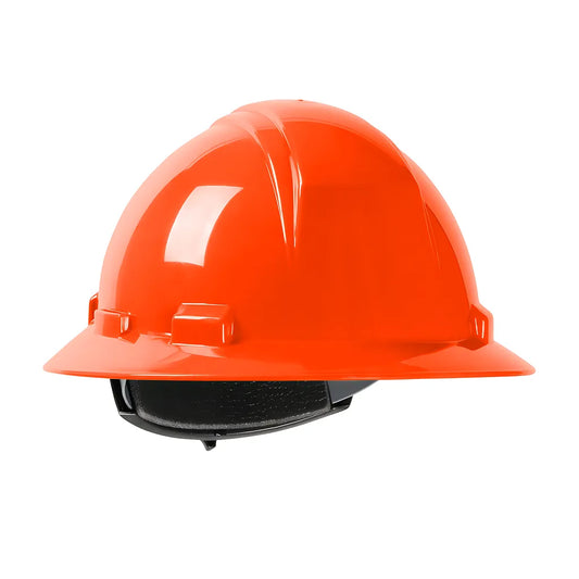 Dynamic 280-Hp641R-03 Full Brim Hard Hat With Hdpe Shell, 4-Point Textile Suspension And Wheel Ratchet Adjustment 280-HP641R-03-12476