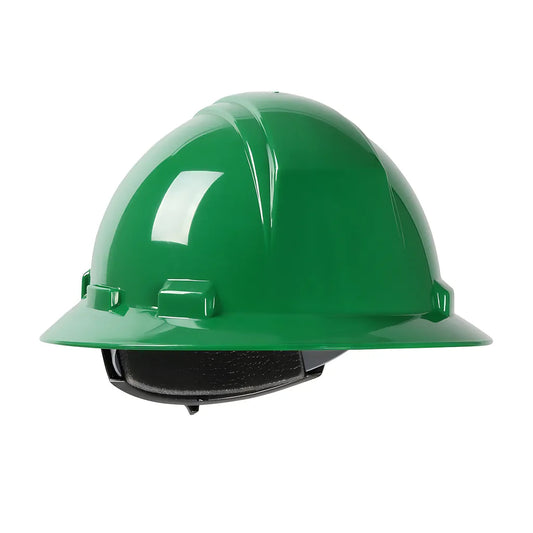 Dynamic 280-Hp641R-04 Full Brim Hard Hat With Hdpe Shell, 4-Point Textile Suspension And Wheel Ratchet Adjustment 280-HP641R-04-12469