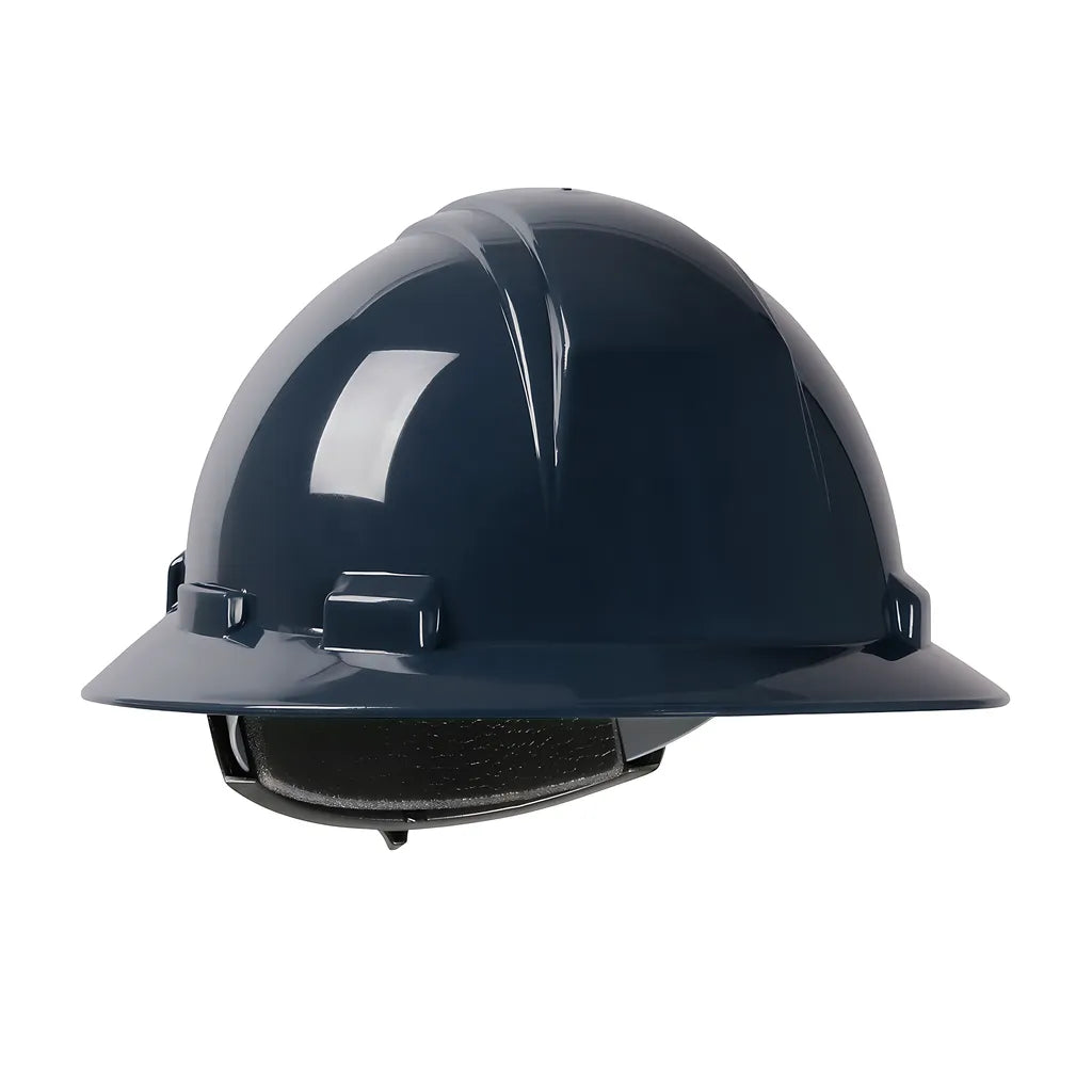 Dynamic 280-Hp641R-08 Full Brim Hard Hat With Hdpe Shell, 4-Point Textile Suspension And Wheel Ratchet Adjustment 280-HP641R-08-12474