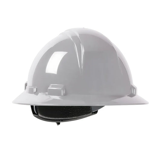 Dynamic 280-Hp641R-09 Full Brim Hard Hat With Hdpe Shell, 4-Point Textile Suspension And Wheel Ratchet Adjustment 280-HP641R-09-12470