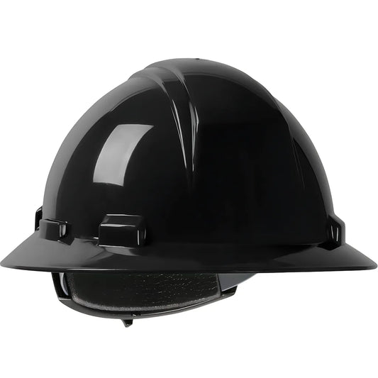 Dynamic 280-Hp641R-11 Full Brim Hard Hat With Hdpe Shell, 4-Point Textile Suspension And Wheel Ratchet Adjustment 280-HP641R-11-12466