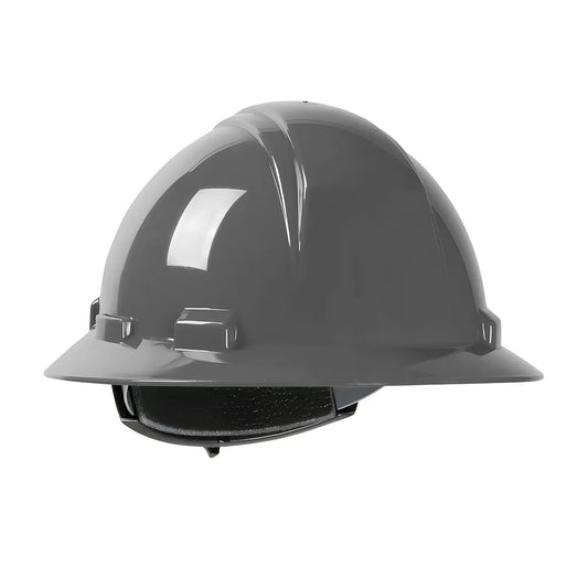 Dynamic 280-Hp641R-14 Full Brim Hard Hat With Hdpe Shell, 4-Point Textile Suspension And Wheel Ratchet Adjustment 280-HP641R-14-12468