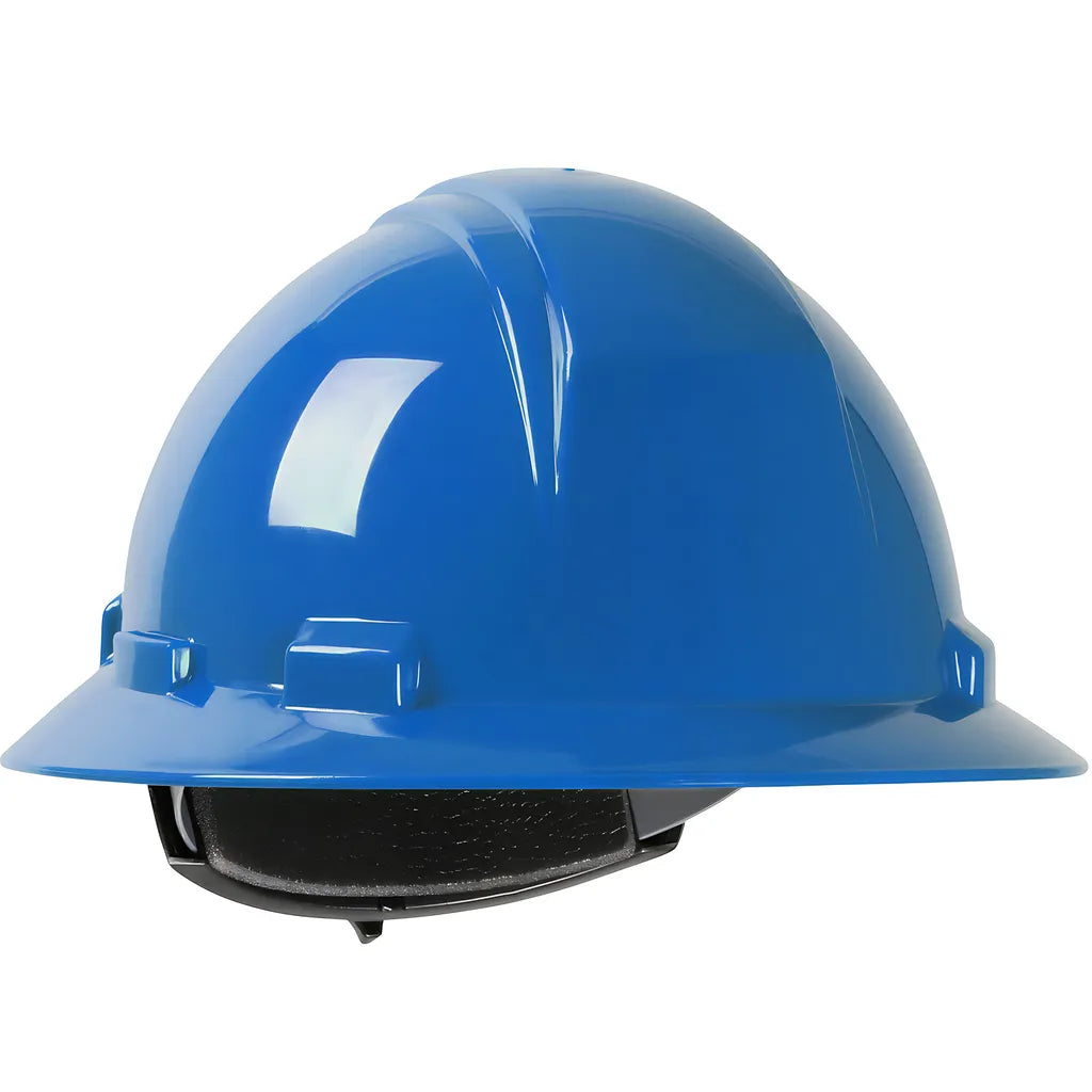 Dynamic 280-Hp641R-17 Full Brim Hard Hat With Hdpe Shell, 4-Point Textile Suspension And Wheel Ratchet Adjustment 280-HP641R-17-12479