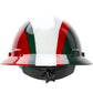 Dynamic 280-Hp641R-Mex Full Brim Hard Hat With Hdpe Shell, 4-Point Textile Suspension Graphic Wrap And Wheel Ratchet Adjustment 280-HP641R-MEX-12488