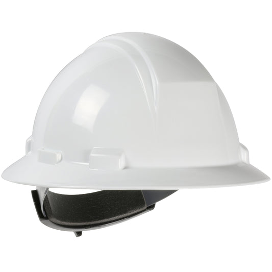 Dynamic 280-HP642R-01 Type II Full Brim Hard Hat with HDPE Shell, 4-Point Textile Suspension and Wheel Ratchet Adjustment