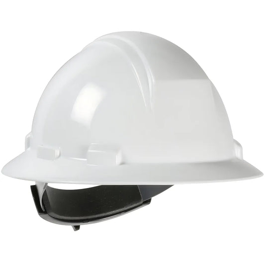 Dynamic 280-Hp642R-01 Type Ii Full Brim Hard Hat With Hdpe Shell, 4-Point Textile Suspension And Wheel Ratchet Adjustment 280-HP642R-01-12525