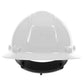 Dynamic 280-Hp642R-01 Type Ii Full Brim Hard Hat With Hdpe Shell, 4-Point Textile Suspension And Wheel Ratchet Adjustment 280-HP642R-01-12526