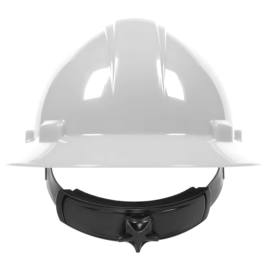 Dynamic 280-Hp642R-01 Type Ii Full Brim Hard Hat With Hdpe Shell, 4-Point Textile Suspension And Wheel Ratchet Adjustment 280-HP642R-01-12527