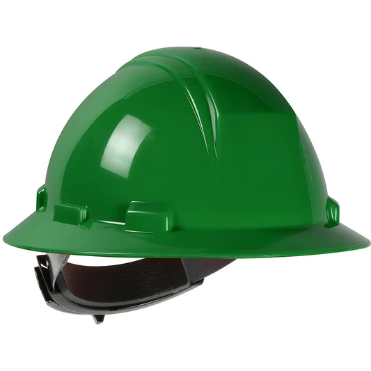 Dynamic 280-Hp642R-04 Type Ii Full Brim Hard Hat With Hdpe Shell, 4-Point Textile Suspension And Wheel Ratchet Adjustment 280-HP642R-04-12514