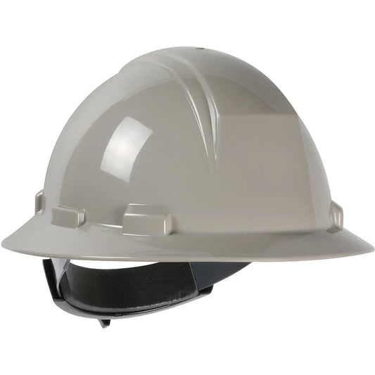 Dynamic 280-Hp642R-09 Type Ii Full Brim Hard Hat With Hdpe Shell, 4-Point Textile Suspension And Wheel Ratchet Adjustment 280-HP642R-09-12515