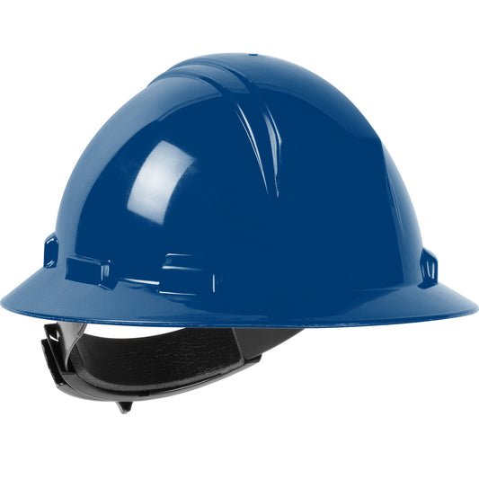 Dynamic 280-HP642R-17 Type II Full Brim Hard Hat with HDPE Shell, 4-Point Textile Suspension and Wheel Ratchet Adjustment