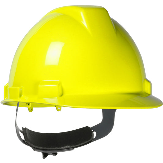 Dynamic 280-HP741R-02 Cap Style Hard Hat with HDPE Shell, 4-Point Textile Suspension and Wheel Ratchet Adjustment