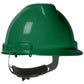 Dynamic 280-Hp741R-04 Cap Style Hard Hat With Hdpe Shell, 4-Point Textile Suspension And Wheel Ratchet Adjustment 280-HP741R-04-12531