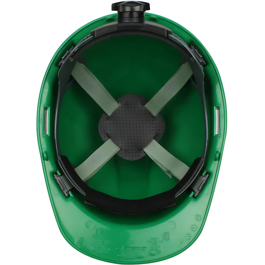 Dynamic 280-Hp741R-04 Cap Style Hard Hat With Hdpe Shell, 4-Point Textile Suspension And Wheel Ratchet Adjustment 280-HP741R-04-12535