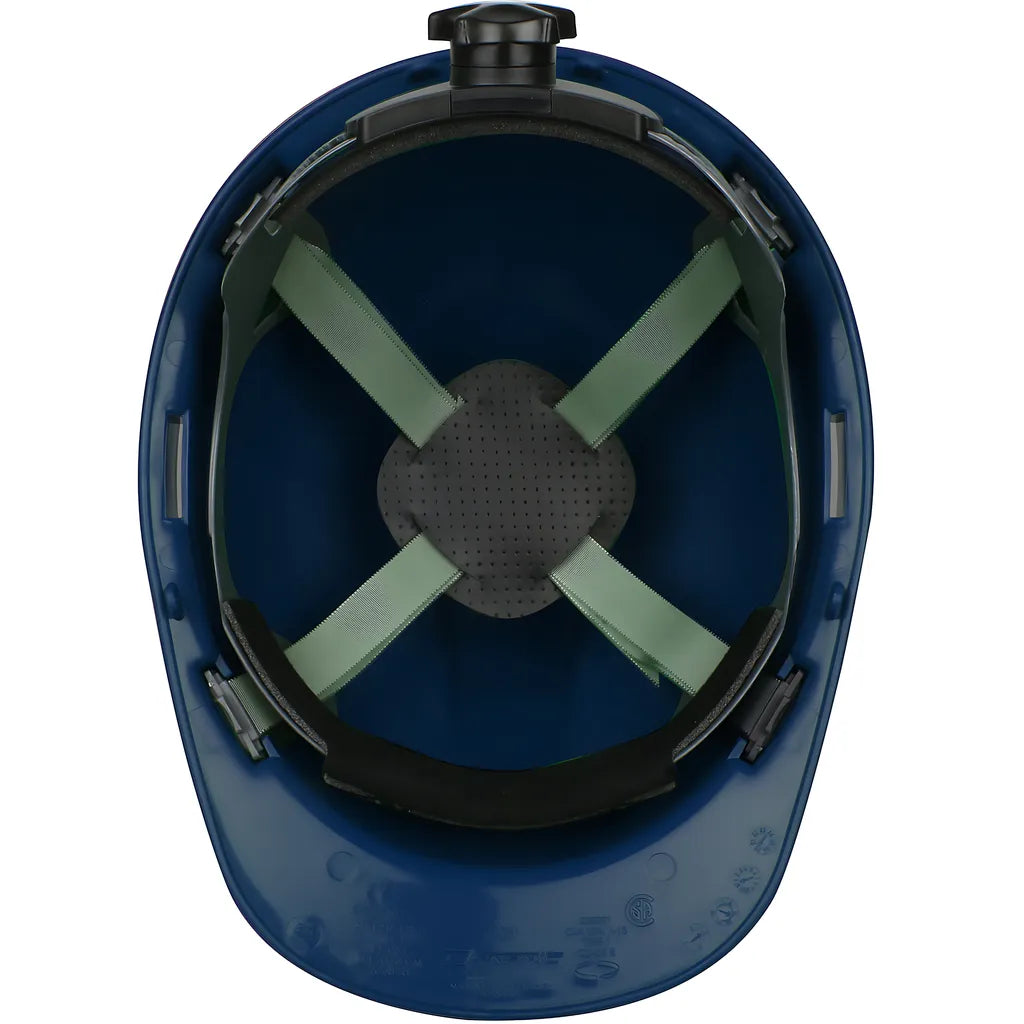 Dynamic 280-Hp741R-08 Cap Style Hard Hat With Hdpe Shell, 4-Point Textile Suspension And Wheel Ratchet Adjustment 280-HP741R-08-12545