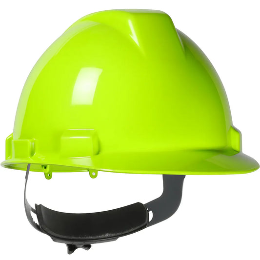 Dynamic 280-Hp741R-44 Cap Style Hard Hat With Hdpe Shell, 4-Point Textile Suspension And Wheel Ratchet Adjustment 280-HP741R-44-12536