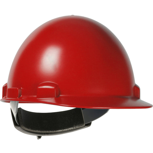 Dynamic 280-HP841R-15 Cap Style Smooth Dome Hard Hat with ABS/Polycarbonate Shell, 4-Point Textile Suspension and Wheel-Ratchet Adjustment