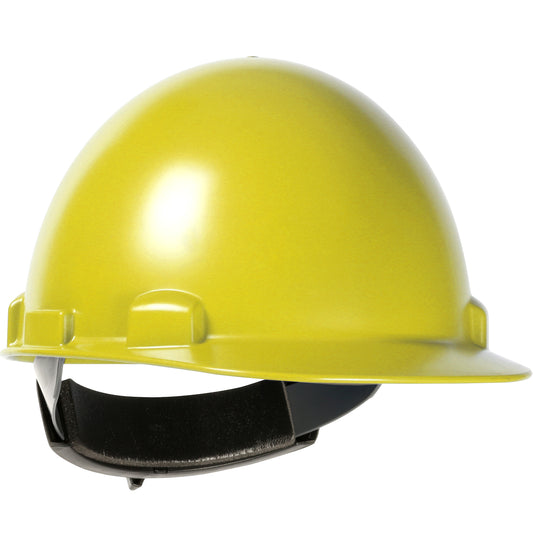 Dynamic 280-HP841SR-02 Cap Style Smooth Dome Hard Hat with ABS/Polycarbonate Shell, 4-Point Textile Suspension and Swing Wheel-Ratchet Adjustment