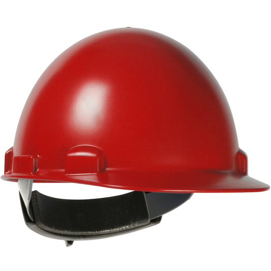 Dynamic 280-HP841SR-15 Cap Style Smooth Dome Hard Hat with ABS/Polycarbonate Shell, 4-Point Textile Suspension and Swing Wheel-Ratchet Adjustment