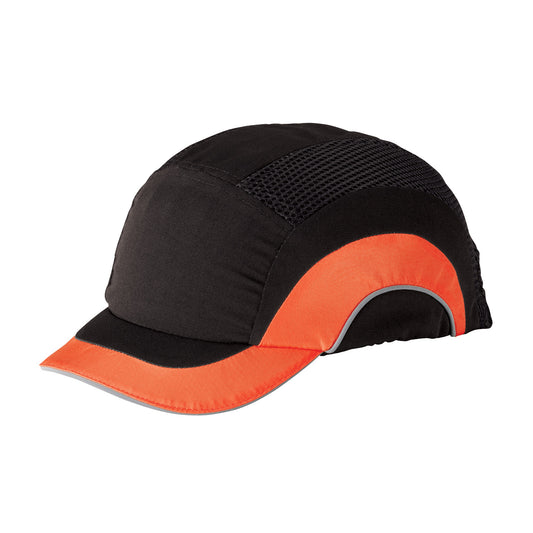 JSP 282-ABS150-18 Baseball Style Bump Cap with HDPE Protective Liner and Adjustable Back - Short Brim