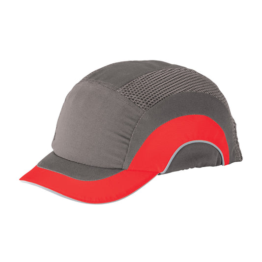 JSP 282-ABS150-62 Baseball Style Bump Cap with HDPE Protective Liner and Adjustable Back - Short Brim