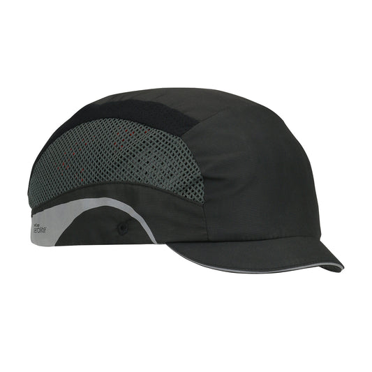 JSP 282-AEM130-11 Lightweight Baseball Style Bump Cap with HDPE Protective Liner and Adjustable Back - Micro Brim