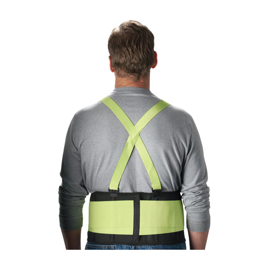 PIP 290-550XL High Visibility Lime Yellow Back Support Belt