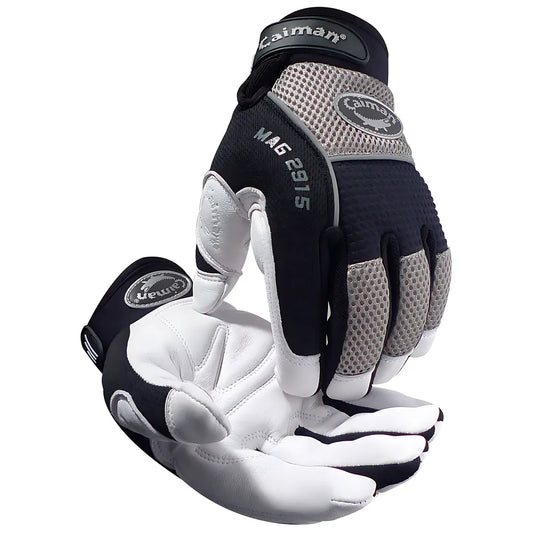 Caiman 2915-3 Multi-Activity Glove With Goat Grain Padded Leather Palm And Airmesh Back - Heatrac Insulation 2915-3-12802