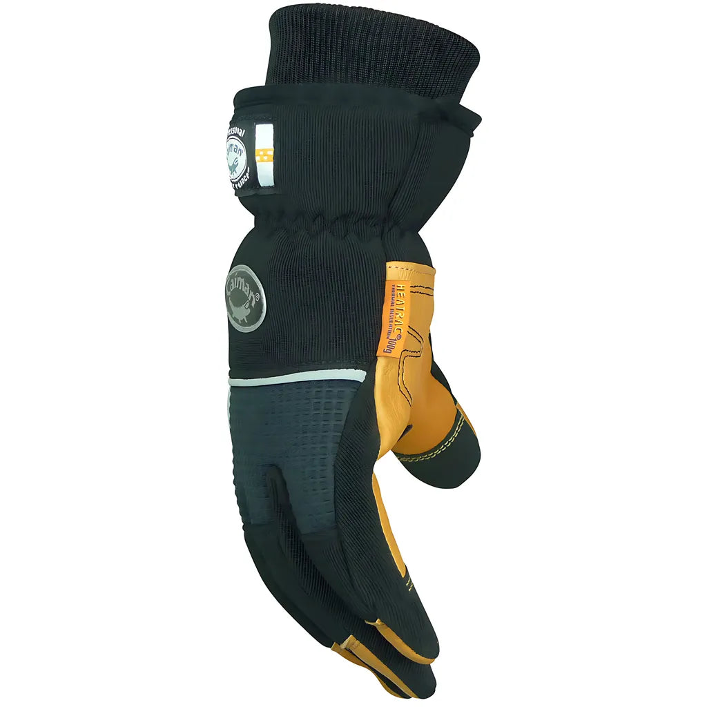 Caiman 2960-4 Multi-Activity Glove With Pig Grain Leather Padded Palm And Waterproof Back - Heatrac Insulated 2960-4-12859