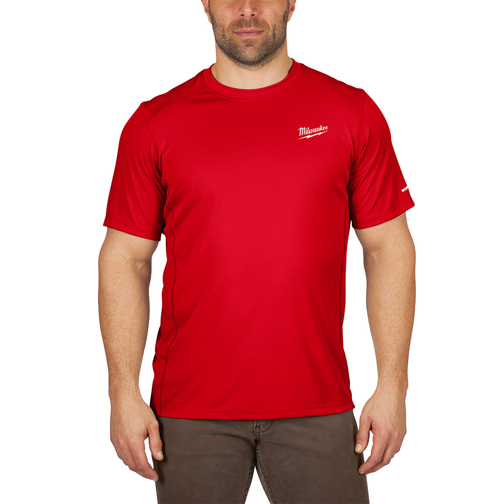 WORKSKIN™ Lightweight Performance Shirt - Short Sleeve - Red M