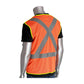 Pip 302-0210-Or/2X Ansi Type R Class 2 And Can/Csa Z96 X-Back Breakaway Mesh Vest 302-0210-OR2X-13305