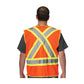 Pip 302-0211-Or/M Ansi Type R Class 2 And Can/Csa Z96 Two-Tone X-Back Breakaway Mesh Vest 302-0211-ORM-13368