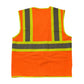Pip 302-Mvator-4X Ansi Type R Class 2 Two-Tone Three Pocket Mesh Vest 302-MVATOR-4X-14190