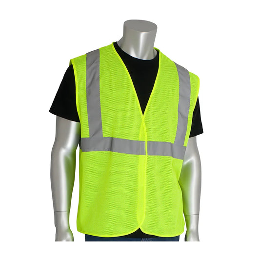 Pip 302-Mvgly-L Ansi Type R Class 2 Value Mesh Vest 302-MVGLY-L-14252