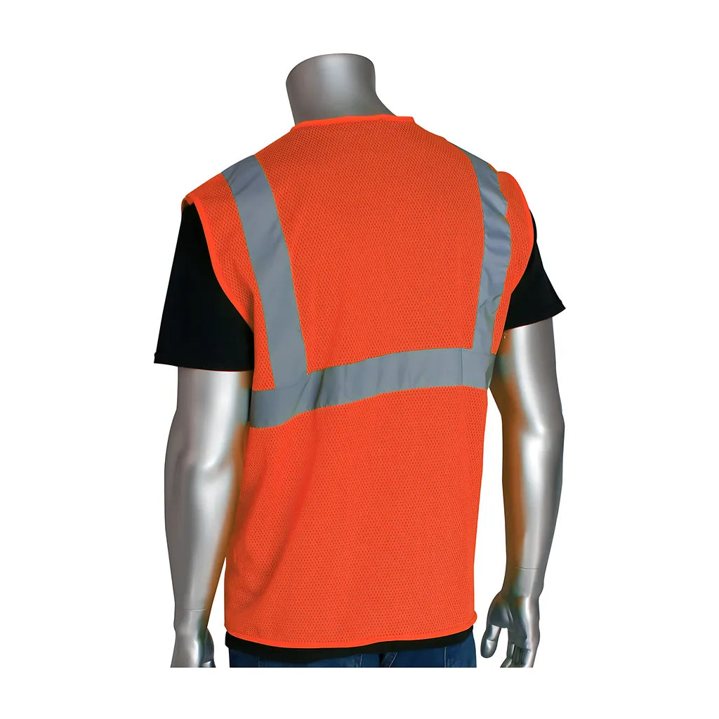 Pip 302-Mvgor-4X Ansi Type R Class 2 Value Mesh Vest 302-MVGOR-4X-14237