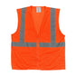 Pip 302-Mvgz4Por-4X Ansi Type R Class 2 Four Pocket Value Mesh Vest 302-MVGZ4POR-4X-14305