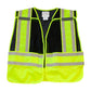 Pip 302-Psv-Blk-Nl-2X/5X Ansi Type P Class 2 Public Safety Vest 302-PSV-BLK-NL-2X5X-14405