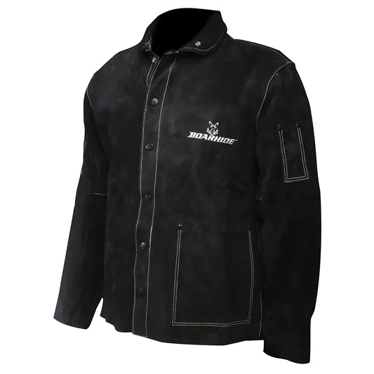 Caiman 3029-6 30" Black Boarhide Coat / Jacket 3029-6-14125