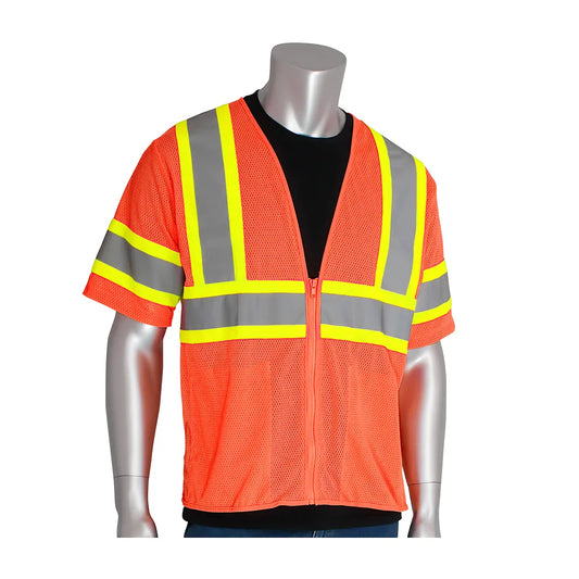 Pip 303-Hsvpor-L Ansi Type R Class 3 Value Two-Tone Mesh Vest 303-HSVPOR-L-14761