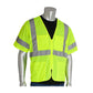 Pip 303-Mvgz4P-Ly/3X Ansi Type R Class 3 Value Four Pocket Zipper Mesh Vest 303-MVGZ4P-LY3X-14836