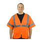 Pip 303-Mvgz4P-Or/3X Ansi Type R Class 3 Value Four Pocket Zipper Mesh Vest 303-MVGZ4P-OR3X-14807