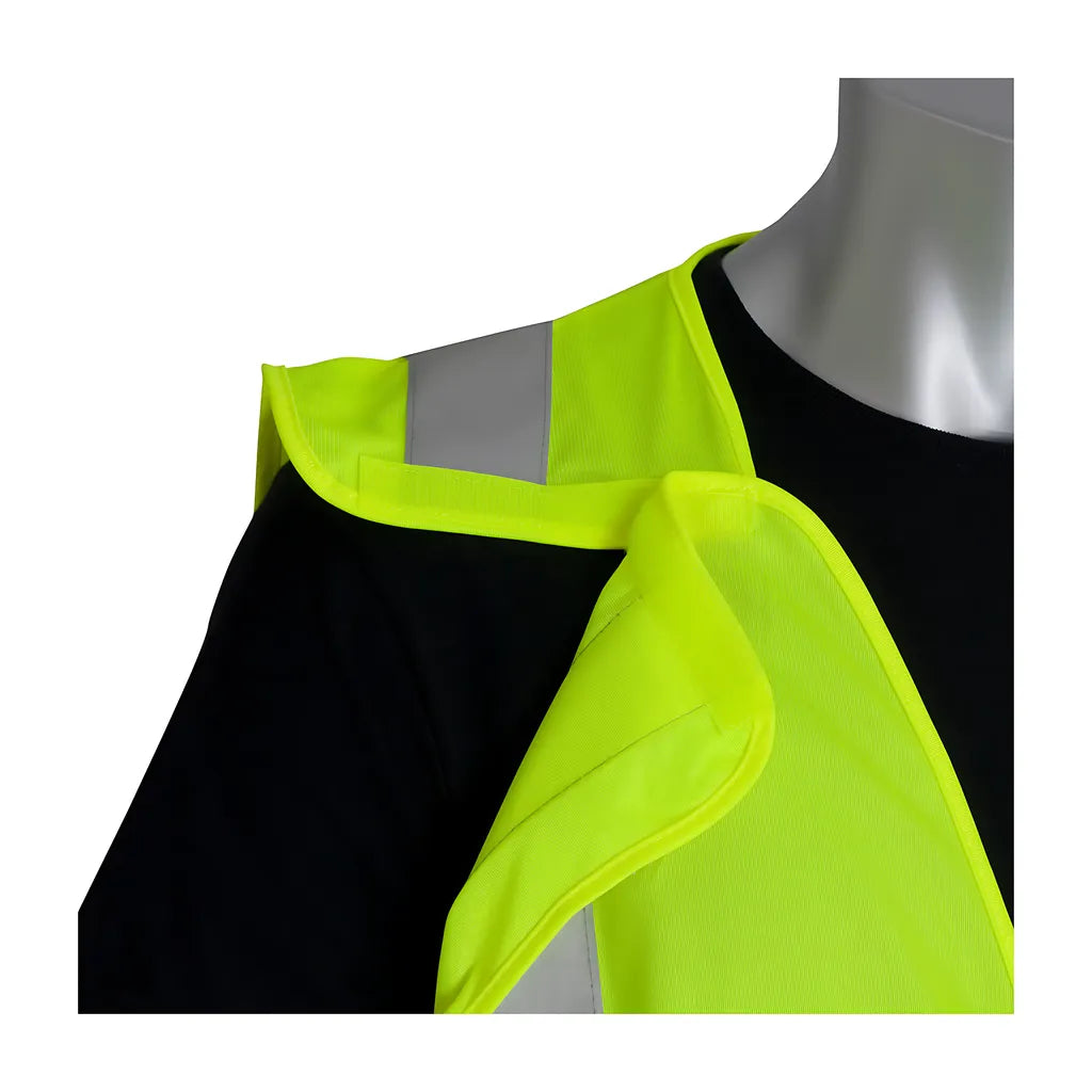 Pip 305-5Pvfrly-L/Xl Ansi Type R Class 2 Fr Treated Solid Breakaway Vest 305-5PVFRLY-LXL-14920