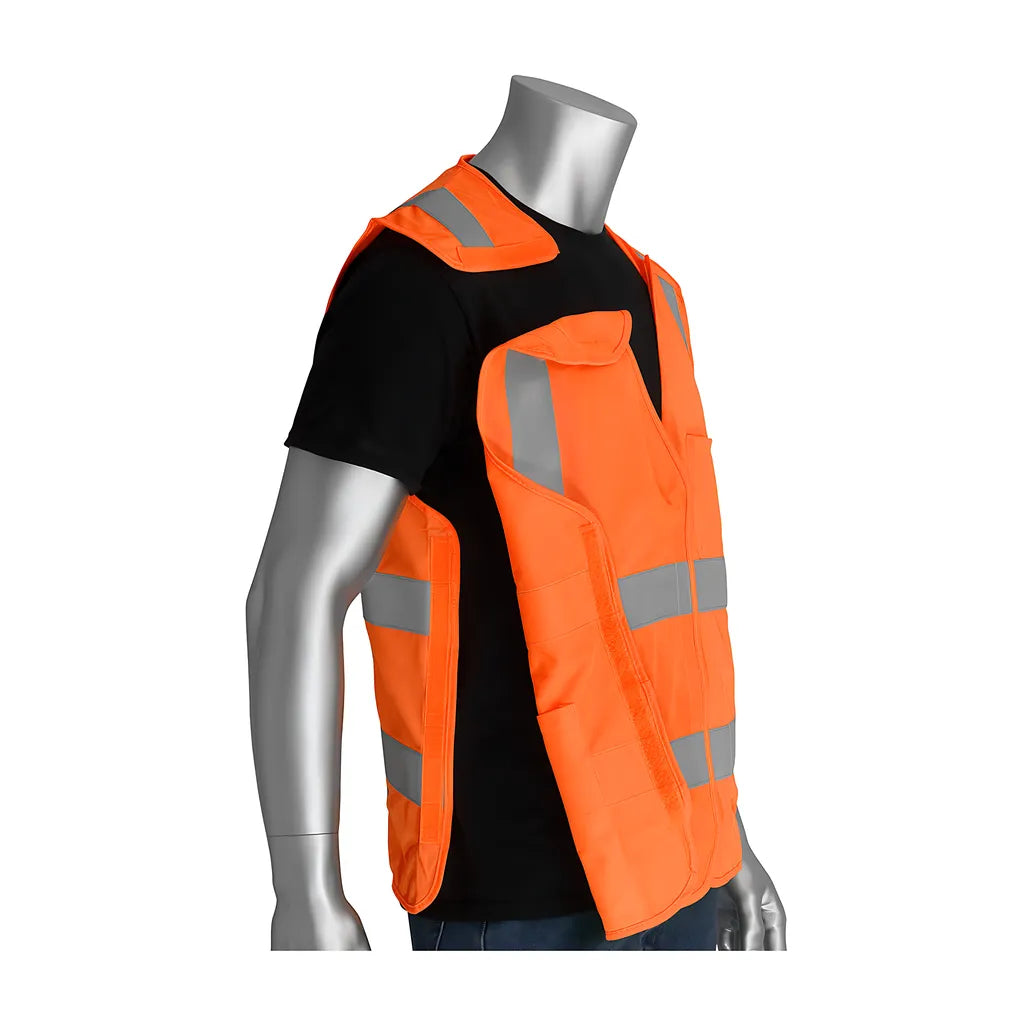 Pip 305-5Pvfror-L/Xl Ansi Type R Class 2 Fr Treated Solid Breakaway Vest 305-5PVFROR-LXL-14902