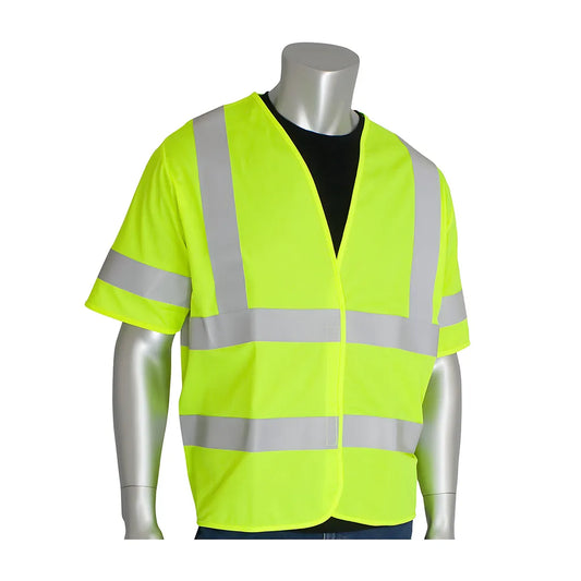 Pip 305-Hssvfrly-L/Xl Ansi Type R Class 3 Fr Treated Solid Vest 305-HSSVFRLY-LXL-14937