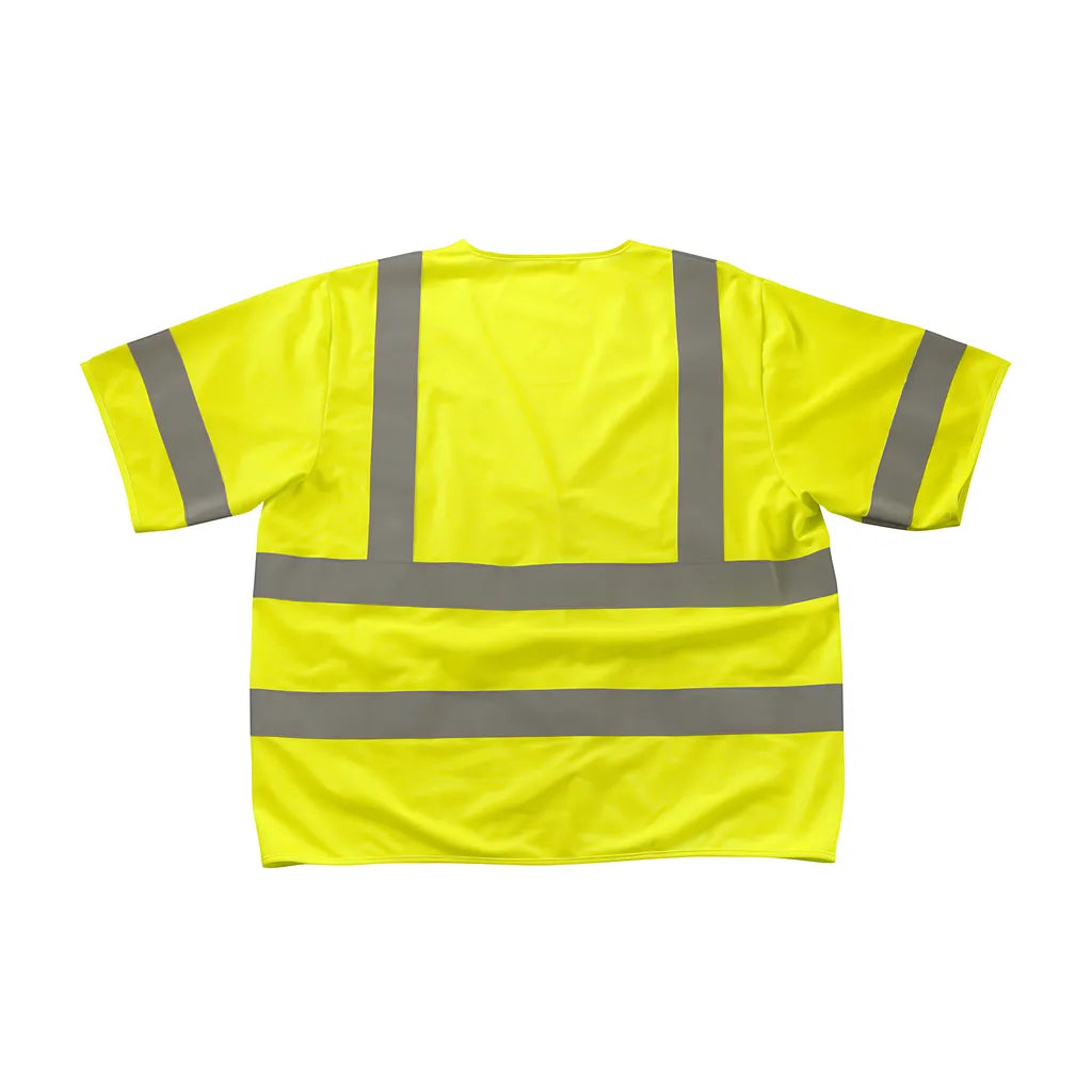 Pip 305-Hssvfrly-S/M Ansi Type R Class 3 Fr Treated Solid Vest 305-HSSVFRLY-SM-14945