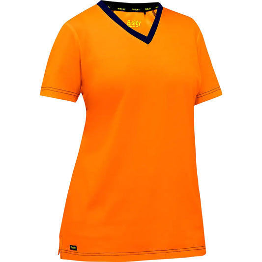 Bisley 310W1118-O/2X Non-Ansi Women'S Short Sleeve T-Shirt 310W1118-O2X-15246