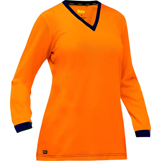 Bisley 310W6118-O/S Non-Ansi Women'S Long Sleeve Shirt 310W6118-OS-15260