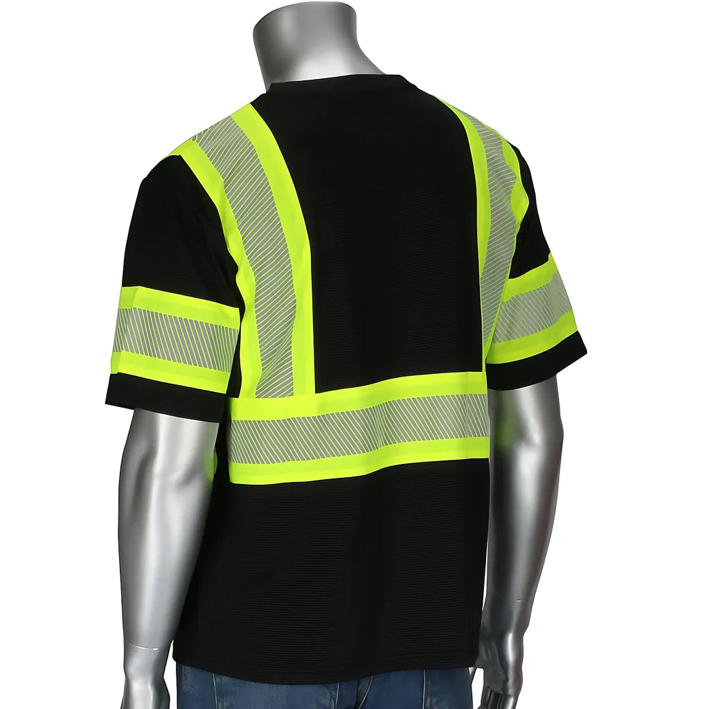 Pip 311-1655-Bk/4X Ansi Type 0 Class 1 Short Sleeve T-Shirt 311-1655-BK4X-15297