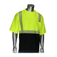 Pip 312-1275B-Ly/4X Ansi Type R Class 2 Short Sleeve T-Shirt With Black Bottom Front 312-1275B-LY4X-15380